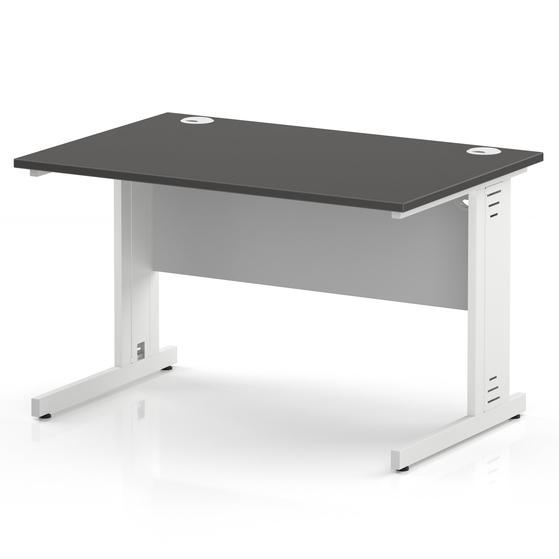 Impulse 1200mm Straight Desk Cable Managed Leg