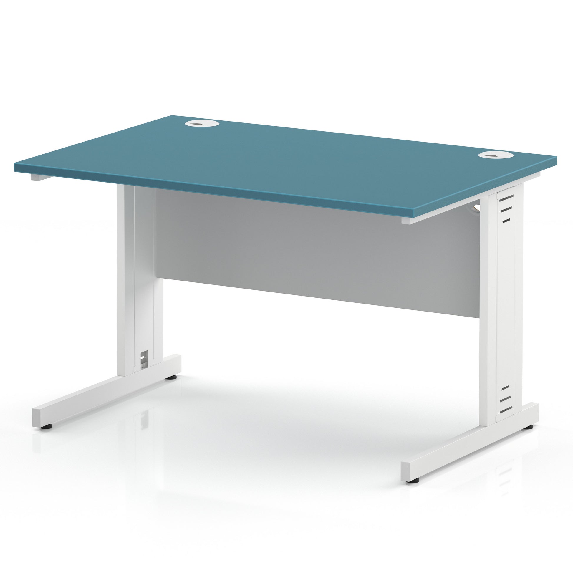 Impulse 1200mm Straight Desk Cable Managed Leg