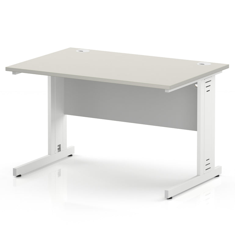 Impulse 1200mm Straight Desk Cable Managed Leg