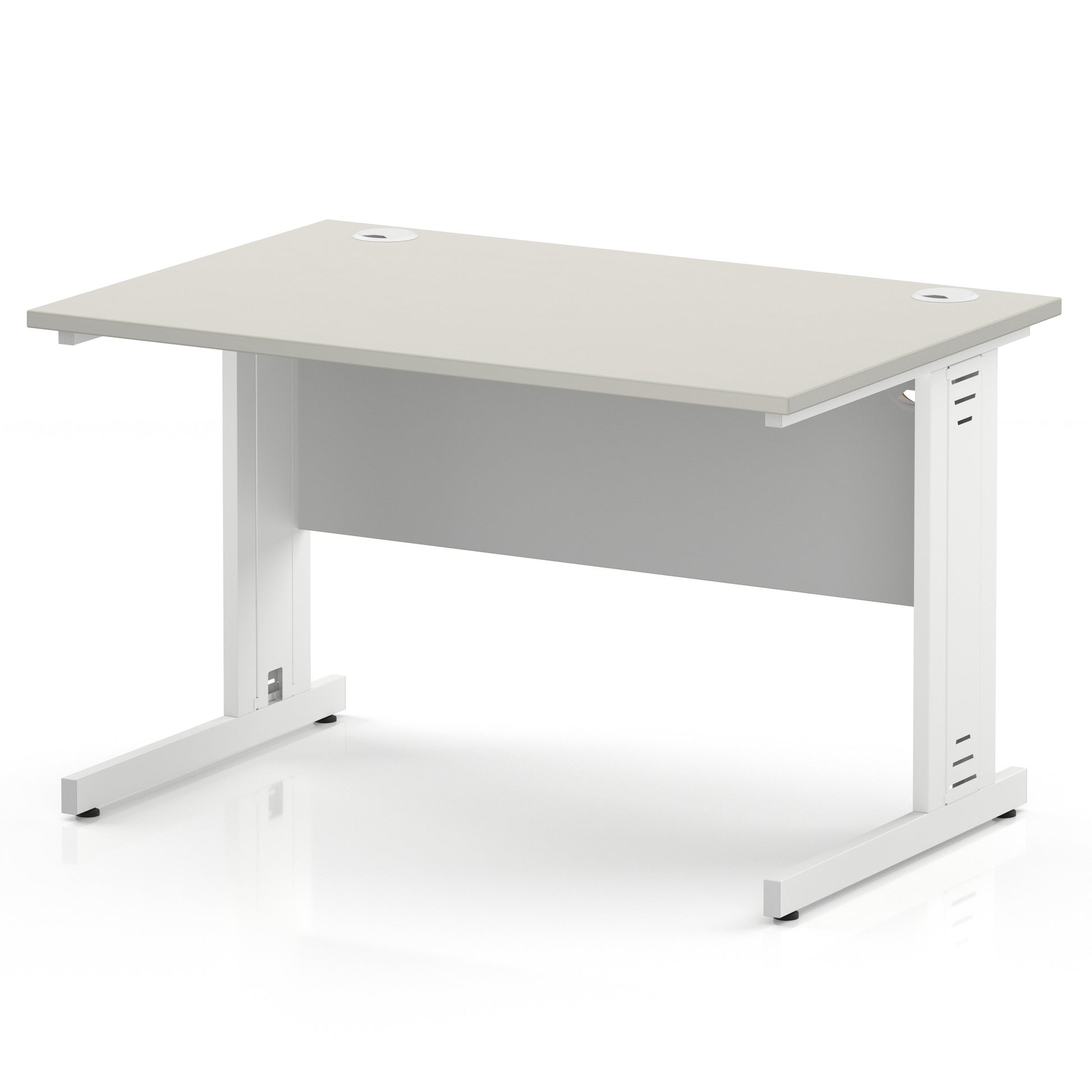 Impulse 1200mm Straight Desk Cable Managed Leg