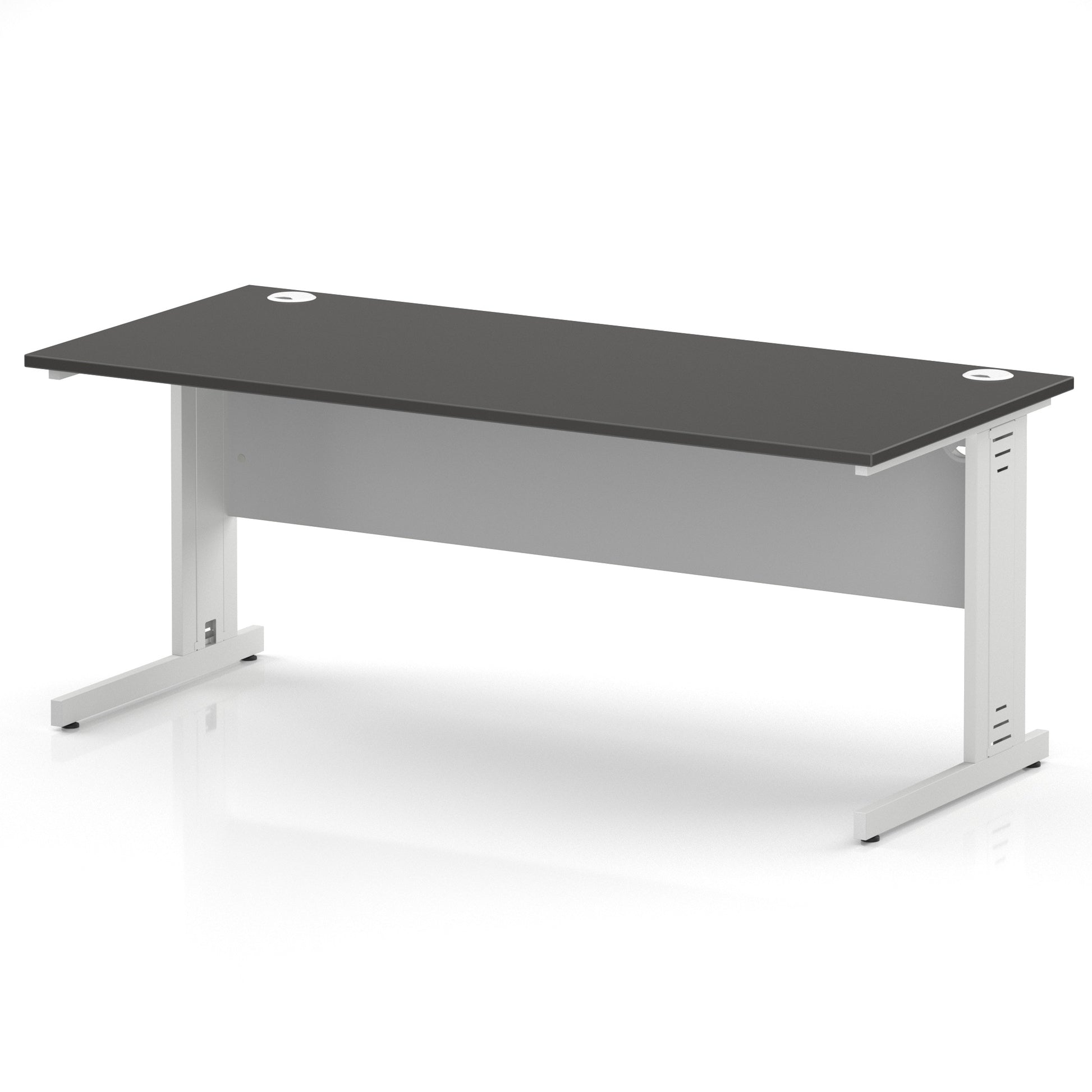 Impulse 1800mm Straight Desk Cable Managed Leg