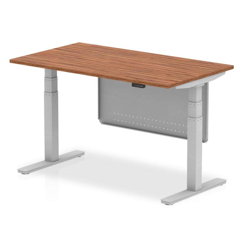 Air Height Adjustable Desk without Cable Ports with Steel Modesty Panel