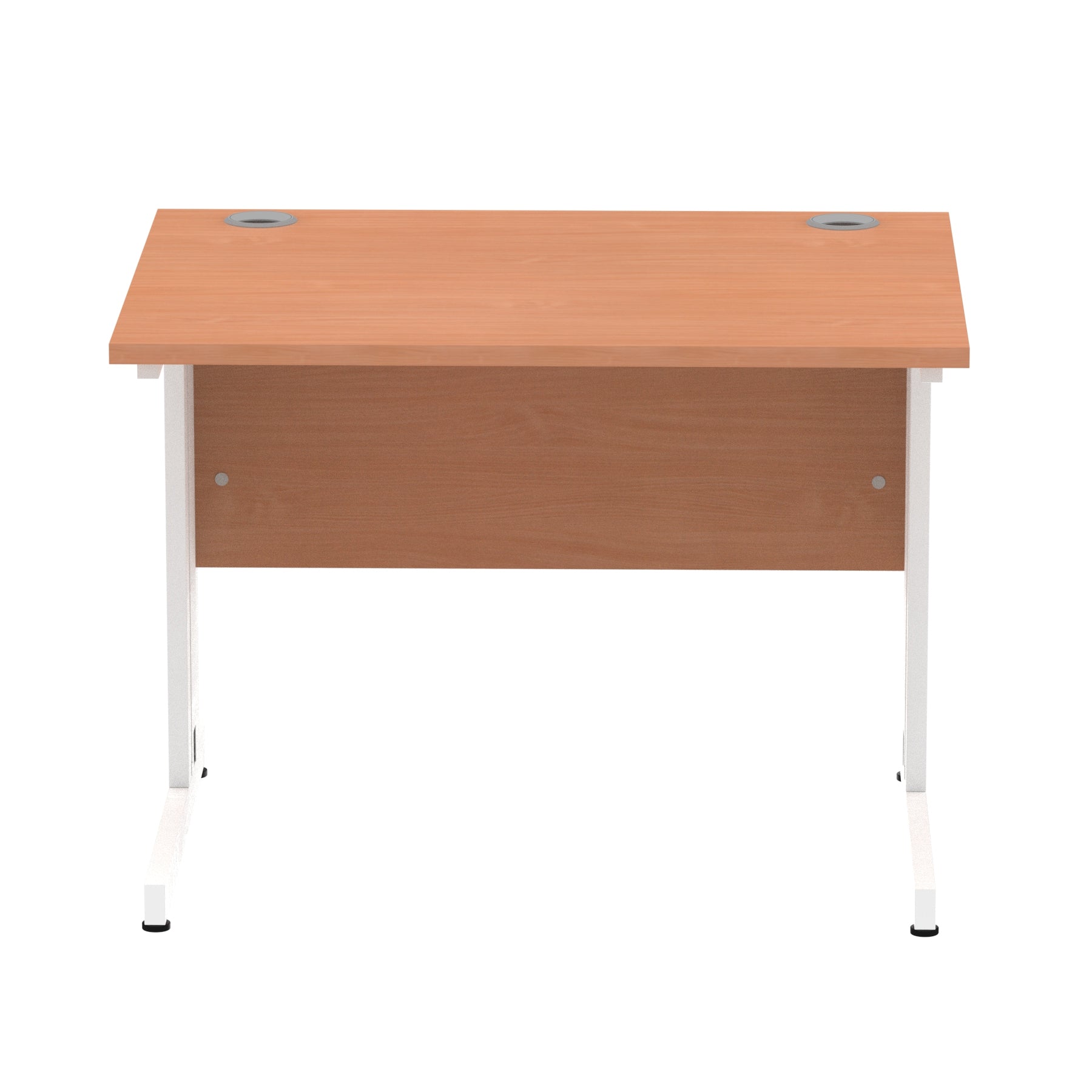 Impulse 1000mm Straight Desk Cable Managed Leg