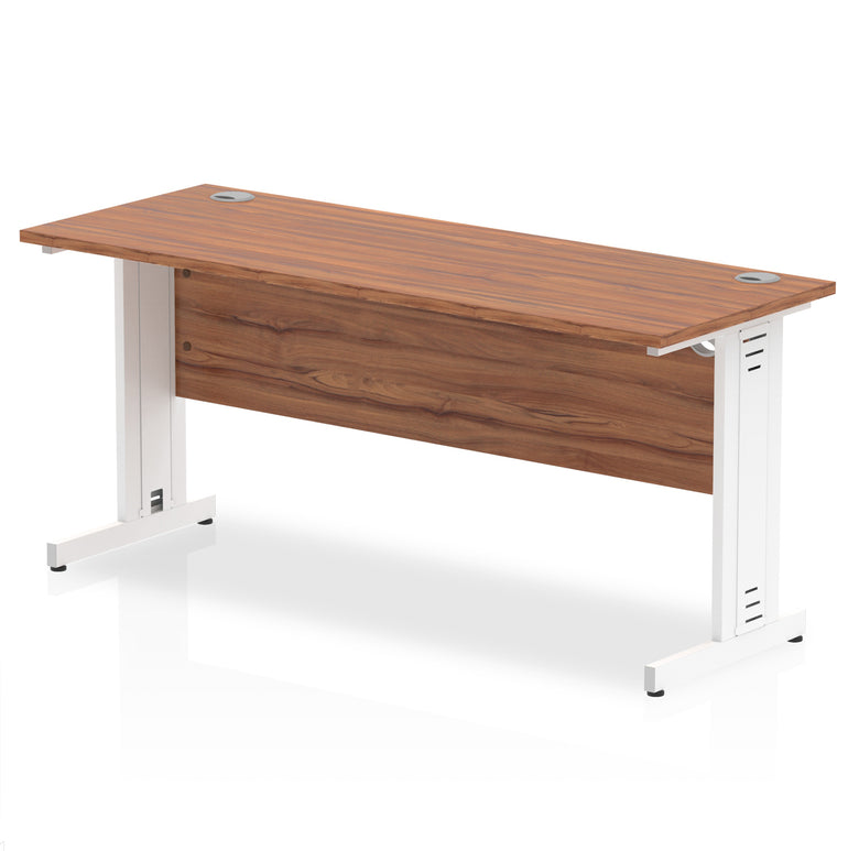 Impulse 1600mm Slimline Desk Cable Managed Leg