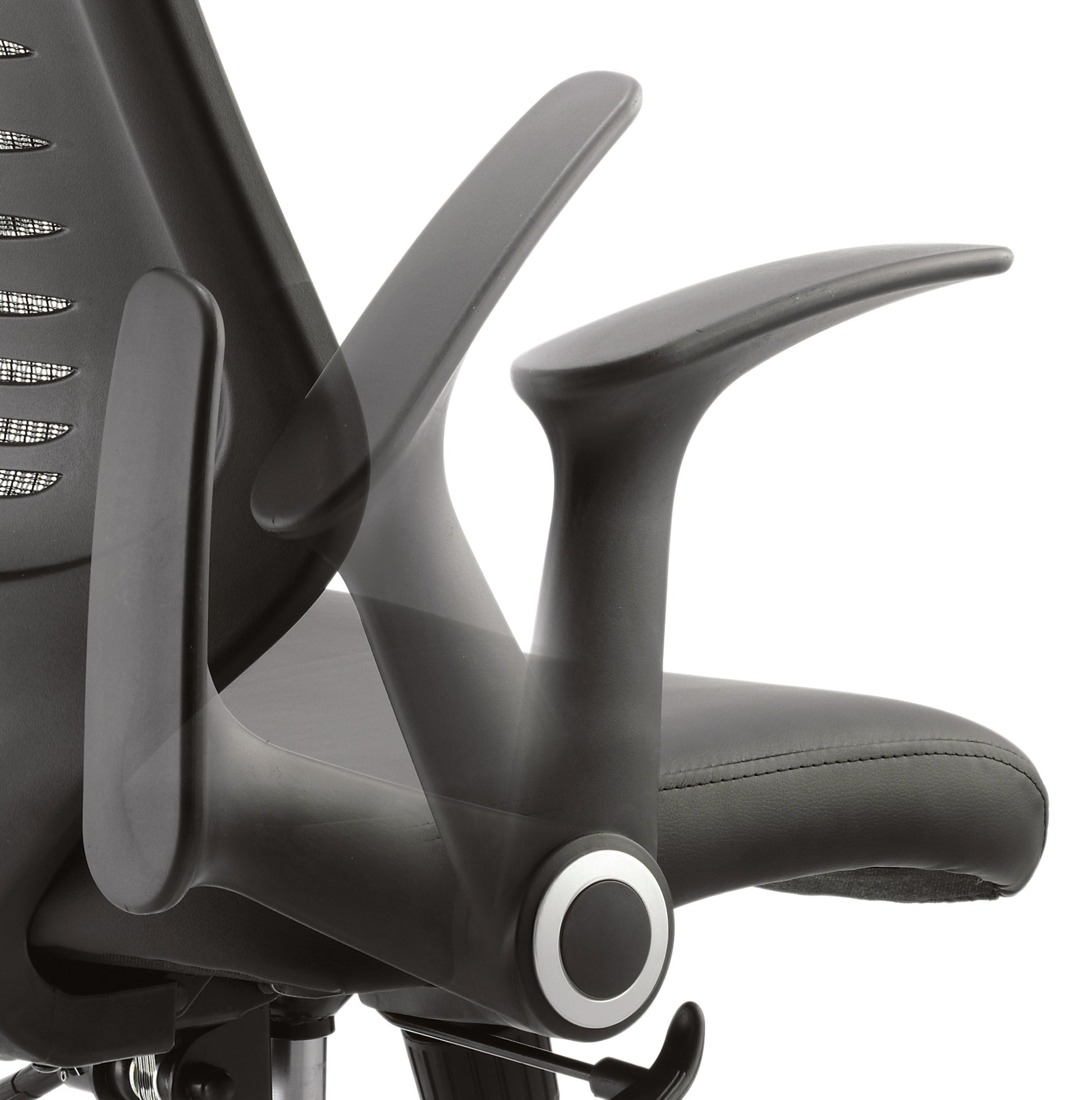 Relay Medium Mesh Back Task Operator Office Chair with Arms